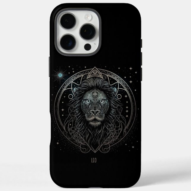 Leo Zodiac Horoscope iPhone 16 Pro Max Hülle (Rückseite)