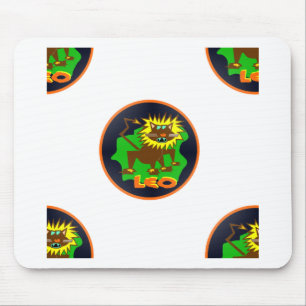 Leo zodiac mousepad