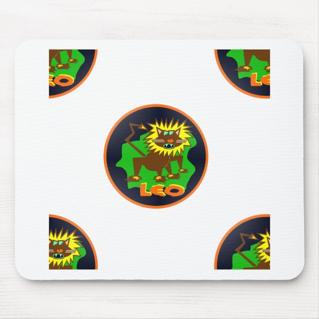 Leo zodiac mousepad (Vorne)