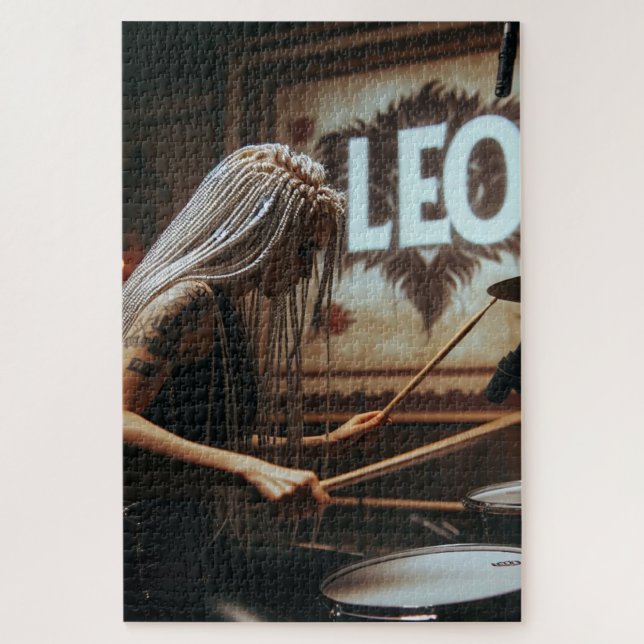Leo Zodiac Musician Drums (Vertikal)