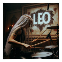 Leo Zodiac Musician Drums
