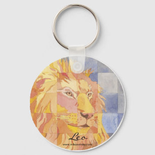 Leo Zodiac Schlüsselanhänger