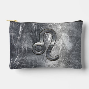 Leo Zodiac Sign in Grunge Bedrückte Dekoration Zubehörtasche