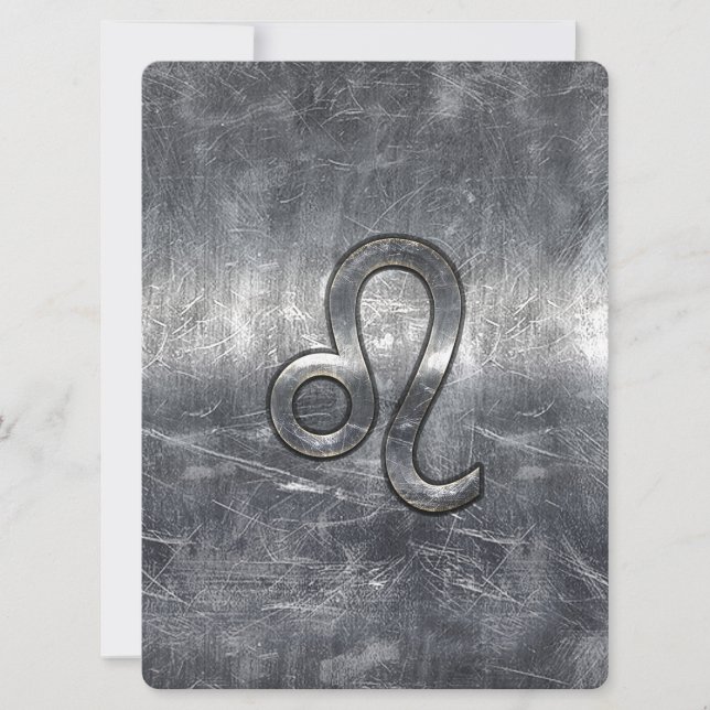 Leo Zodiac Sign in Grunge Not Style (Vorderseite)