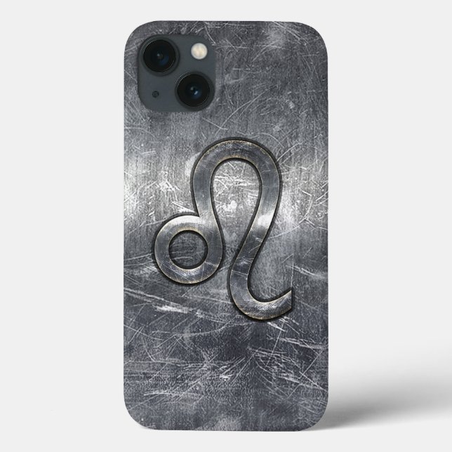 Leo Zodiac Sign in Industrial Style Case-Mate iPhone Hülle (Rückseite)