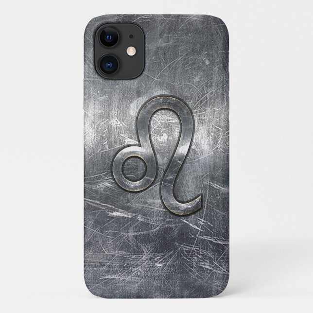 Leo Zodiac Sign in Industrial Style Case-Mate iPhone Hülle (Rückseite)
