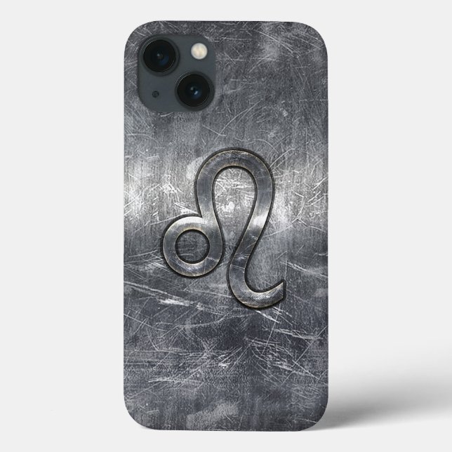 Leo Zodiac Sign in Industrial Style Case-Mate iPhone Hülle (Rückseite)