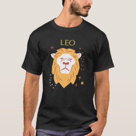 Leo Zodiac Sign & Quote Modern Elegantes Geschenkt T-Shirt