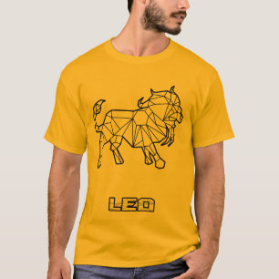 Leo Zodiac Sign T - Shirt (transparent)