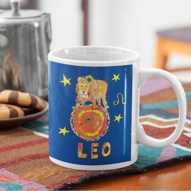 Leo zodiac signiert Kaffeemaschine Tasse (Von Creator hochgeladen)