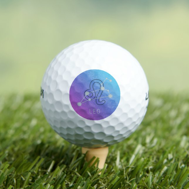 Leo Zodiac Star Sign Horoskop Constellation Golfball (Insitu T-Shirt)