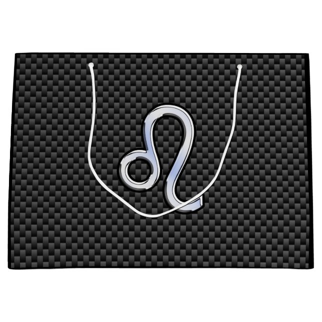 Leo Zodiac Symbol Große Geschenktüte (Vorderseite)