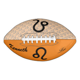 Leo Zodiac Symbol Standard von Kenneth Yoncich Football