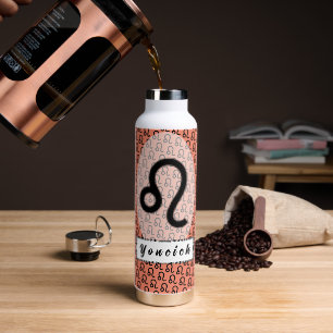 Leo Zodiac Symbol Standard von Kenneth Yoncich Trinkflasche