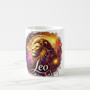 Leo Zodiac Tasse - Bold & Radiant Design ♌ 🔥