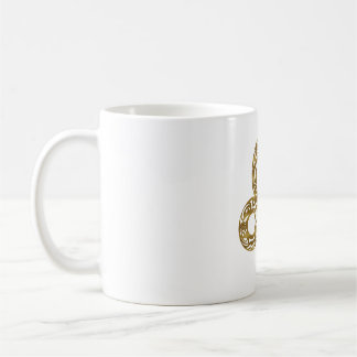 Leo Zodiac - Tribal Gold Kaffeetasse