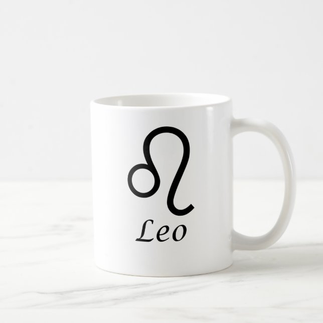 "Leo" Zodiac-Zeichen Kaffeetasse (Rechts)