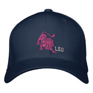 Leo Zodiac Zeichenstickerei 23. Juli - August 22 Bestickte Baseballkappe