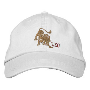 Leo Zodiac Zeichenstickerei 23. Juli - August 22 Bestickte Kappe