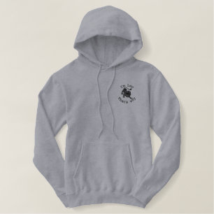 Leo Zodiac Zeichenstickerei 23. Juli - August 22 Bestickter Hoodie