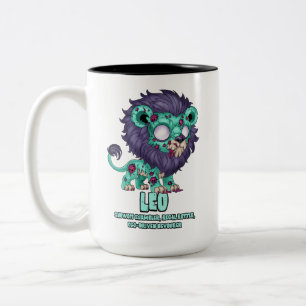 Leo Zombie Zweifarbige Tasse