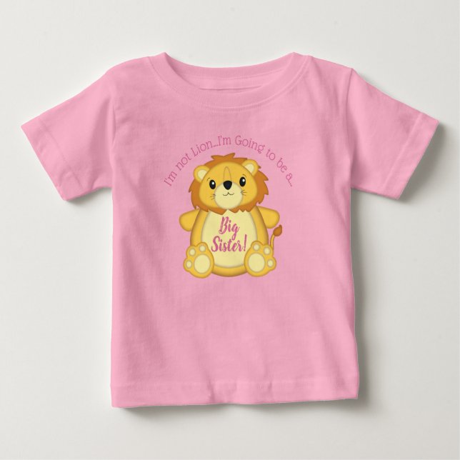 Leon Baby Dusche Pink Baby T-shirt (Vorderseite)