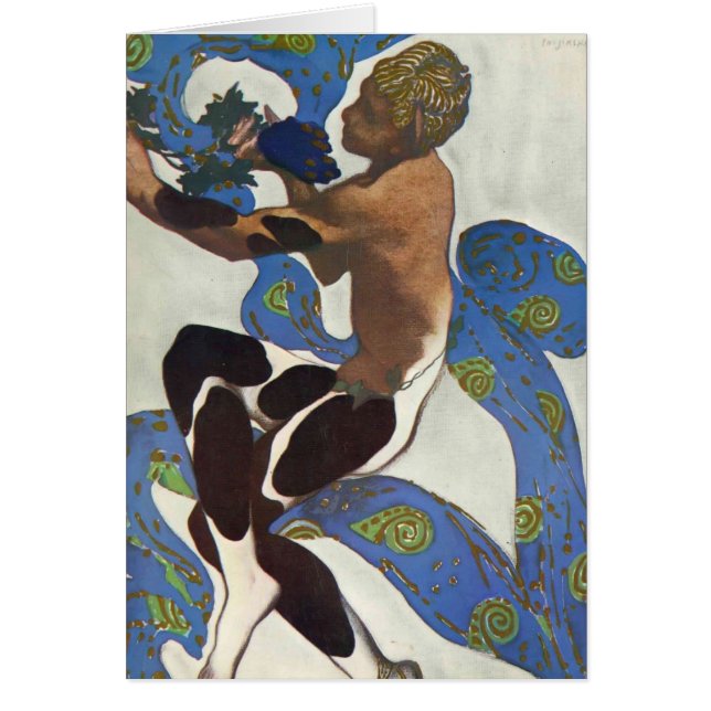 Léon Bakst : Costume du faune de Nijinsky (Devant)