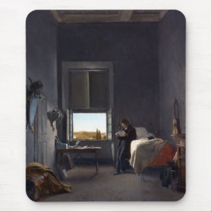 Léon Cogniet Der Künstler in seinem Zimmer in de Mousepad