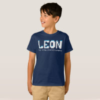 Leon-Jungen Name und Bedeutungspixeltext