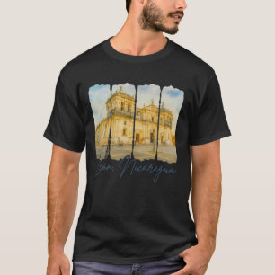 Leon Nicaragua Reisebürstenstrich Leon Souvenir T-Shirt