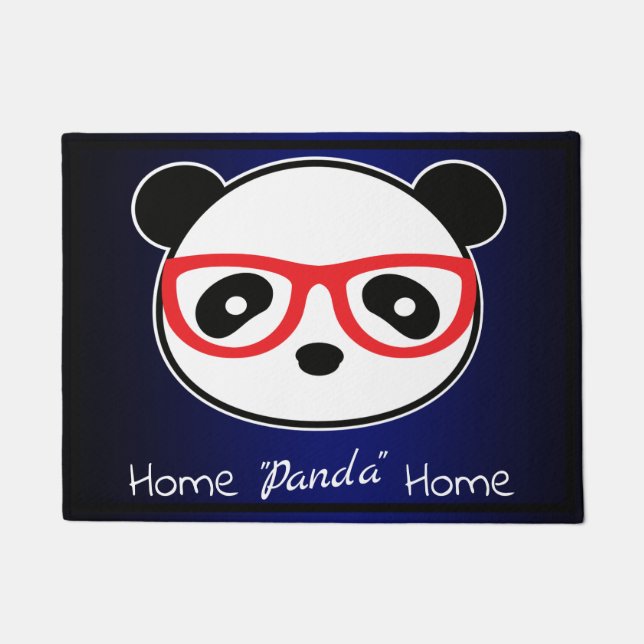 Leon Panda Bear Kitchen Mat Fußmatte (Vorderseite)