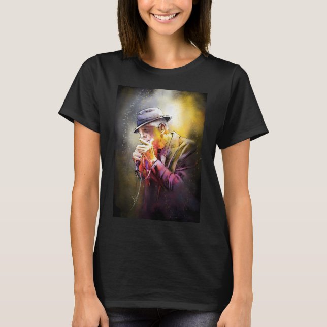 Leonard Cohen 02 T-Shirt (Vorderseite)