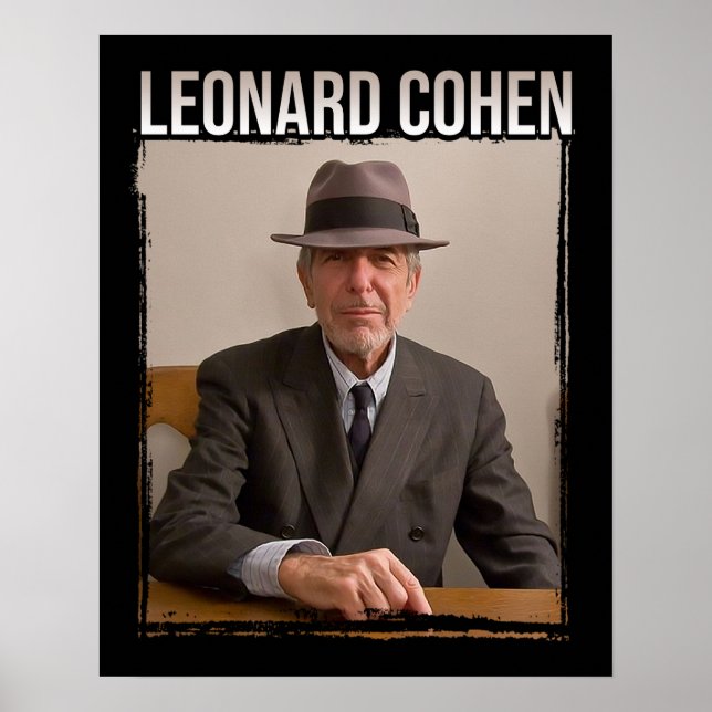 Leonard Cohen Portrait (2) Poster (Vorne)
