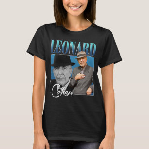 Leonard Cohen Retro Style Geschenke für Fans T-Shirt