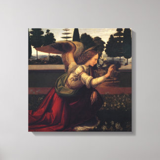 Léonard De Vinci Angel Toile Enveloppée Imprimer