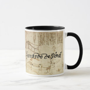 LEONARDO auf Kunst Tasse