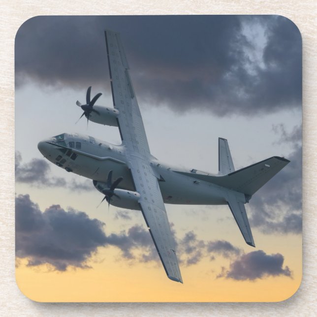 Leonardo C-27J Spartan Getränkeuntersetzer (Vorderseite)