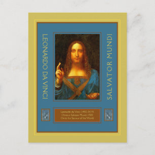 Leonardo da Vinci 1500 Postkarte