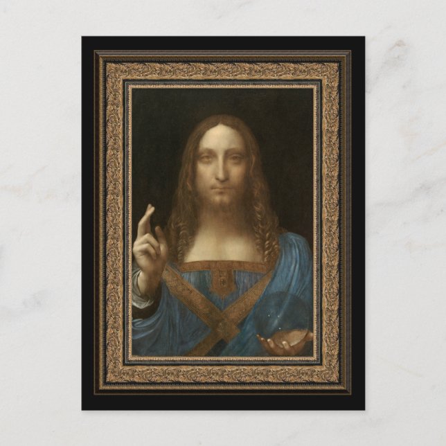 Leonardo da Vinci 1500 Postkarte (Vorderseite)