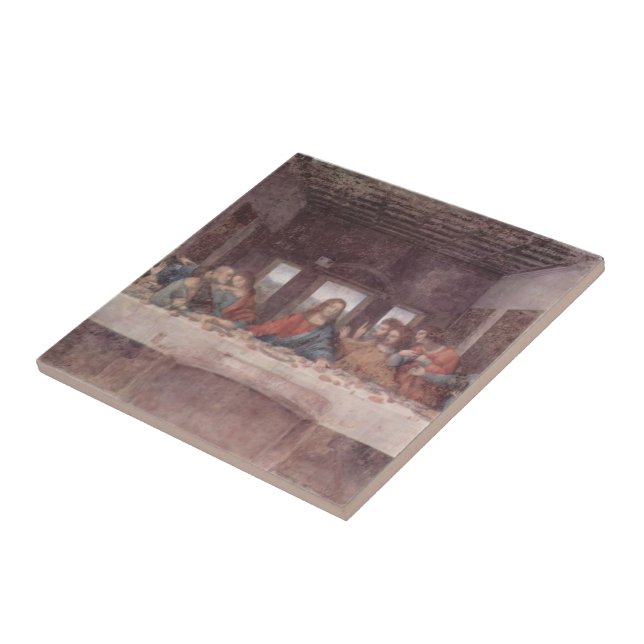 LEONARDO DA Vinci- das letzte Abendessen Fliese (Seite)