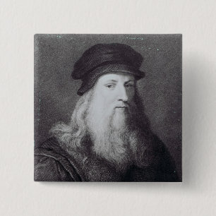 Leonardo da Vinci, graviert durch RAPHAEL Button