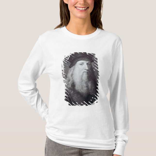 Leonardo da Vinci, graviert durch RAPHAEL T-Shirt (Vorderseite)