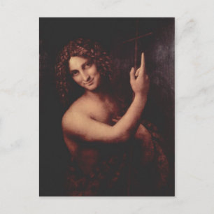 Leonardo da Vinci Hl. Johannes der T?ufer 1513-151 Postkarte