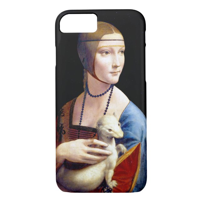 Leonardo da Vinci Lady mit Ermine Case-Mate iPhone Hülle (Rückseite)
