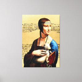 Leonardo da Vinci Lady mit Ermine Leinwanddruck