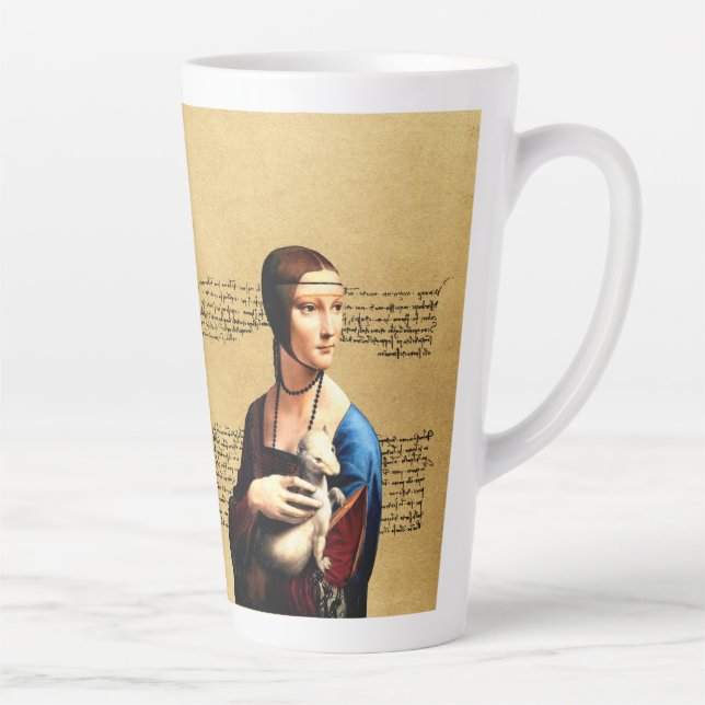 Leonardo da Vinci Lady mit Ermine Milchtasse (Rechts)