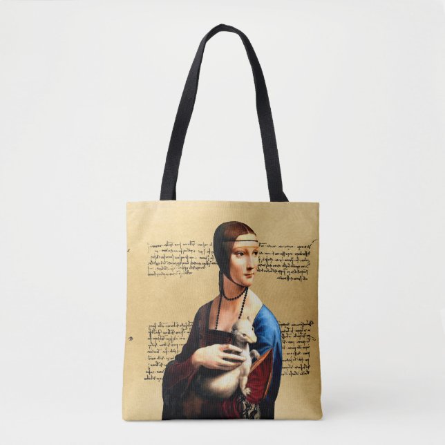 Leonardo da Vinci Lady mit Ermine Tasche (Vorderseite)