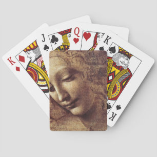 Leonardo da Vinci - Leiter einer jungen Frau Spielkarten