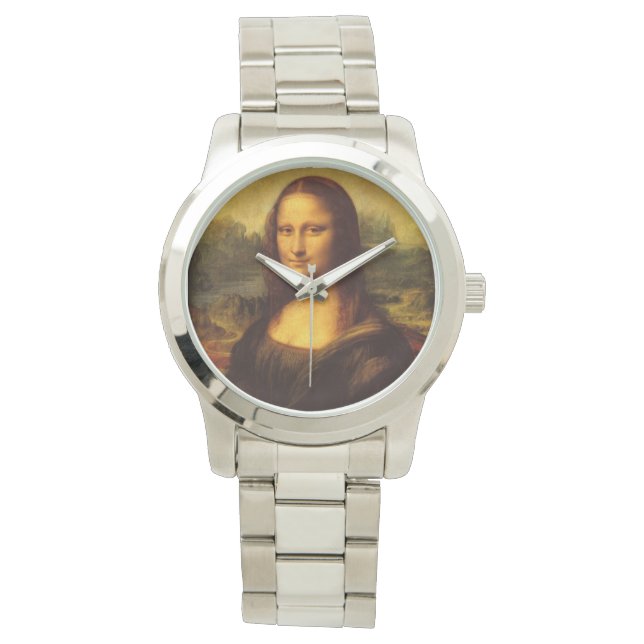 Leonardo da Vinci Mona Lisa Armbanduhr (Vorderseite)