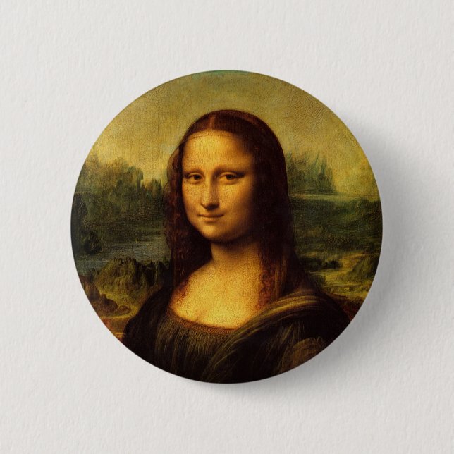 Leonardo Da Vinci - Mona Lisa Button (Vorderseite)